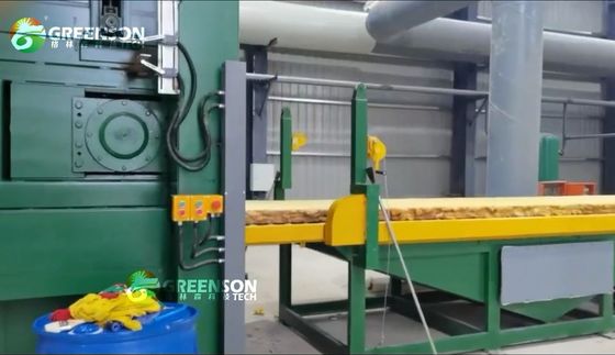 ราคาดี 80-200kg/m3 ความหนาแน่นของวัสดุแพร่ สายการผลิตหินด้วยเทคโนโลยีควบคุม PLC ที่ทันสมัย ออนไลน์