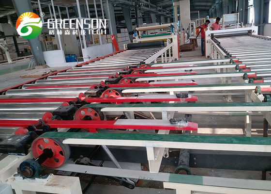 บอร์ดเพดานยิปซั่มขนาดเล็กเครื่องทำเครื่องยิปซั่มเพดานเพดาน PVC