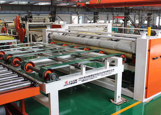 แผ่นฝ้ายไฟเบอร์กลาสเคลือบฝ้าเพดานยิปซั่มทำเครื่องสำหรับตลาดรัสเซีย
