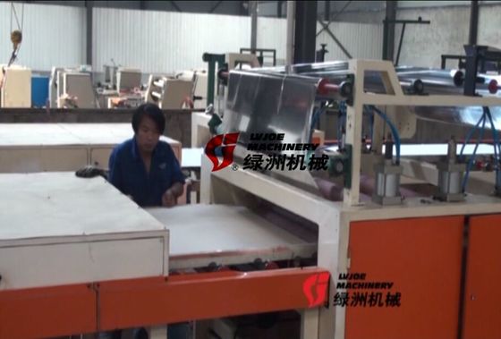 PVC Film, Fiber Glass Mat, เครื่องเคลือบบัตรอลูมิเนียมฟอยล์สำหรับแผ่นกระดานยิปซั่มปูนปลาสเตอร์