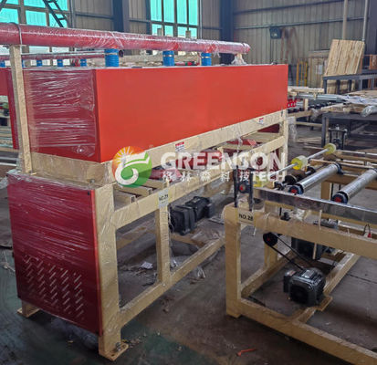 ราคาดี เครื่องเลมเนชั่นแบบอัตโนมัติเต็มแบบที่ควบคุมโดย PLC สําหรับกระเบื้องเพดานพีวีซีจิปซึมขนาด 2x2 ด้วยความเร็ว 15m/min ออนไลน์