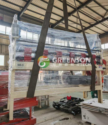 ราคาดี เครื่องทําแผ่นพีวีซีกลายแบบอัตโนมัติ พร้อมการเคลือบประสิทธิภาพ 1300 มิลลิเมตร ระบบ PLC และความจุ 2-6 ล้านตารางเมตร/ปี ออนไลน์