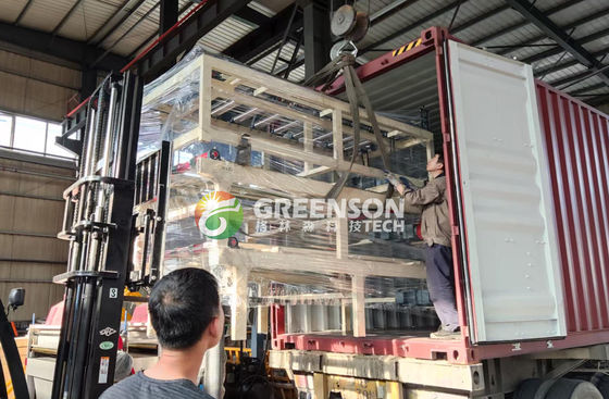 เครื่องผลิตกระเบื้องเพดานขนาด 2x2 ที่สามารถปรับแต่งได้ มีระบบ PLC และมีศักยภาพ 2-6 ล้านตารางเมตรต่อปี