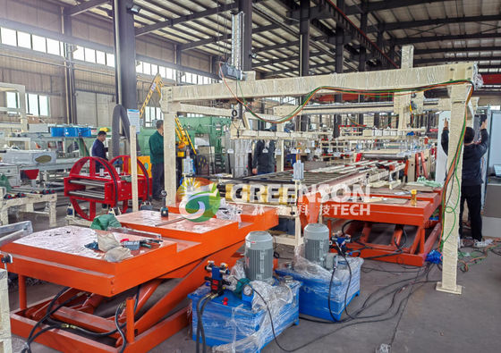 ราคาดี Fully Automatic Gypsum Board Lamination Machine with 100KW Power and Smooth Performance for PVC Film Lamination ออนไลน์