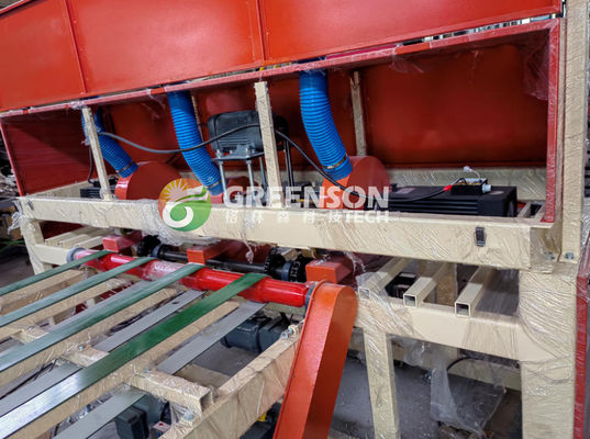 ราคาดี เครื่องเคลือบอัตโนมัติเต็มรูปแบบ พร้อมกำลังไฟติดตั้ง 4KW ≤1300mm ความกว้างที่มีประสิทธิภาพ สำหรับแผ่นเพดานยิปซั่ม 5-30mm ออนไลน์