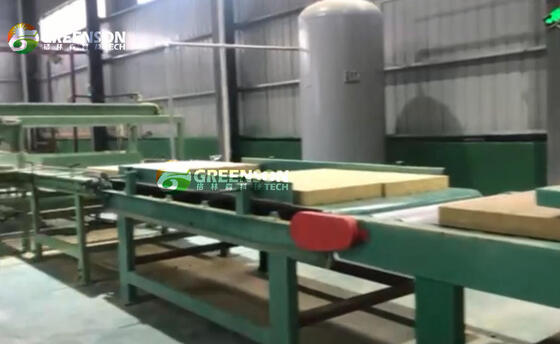 ราคาดี เครื่องทําแผ่นหินหญ้าอัตโนมัติ ความกว้างแผ่น 1200-2400 มิลลิเมตร ความหนาแน่น 80-200 กิโลกรัม/ม3 และการควบคุม PLC เพื่อความแม่นยํา ออนไลน์