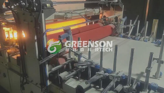 ราคาดี อัตโนมัติ PUR Hot Glue Laminating Machine สําหรับแผ่น MDF ความเร็วการผลิต 5-17m / min ออนไลน์