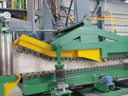 ราคาดี สายการผลิตหินหญ้าอัตโนมัติ ด้วยความจุ 4-8 T / h การควบคุม PLC สําหรับแผ่นกันหนา 30-200 มม ออนไลน์