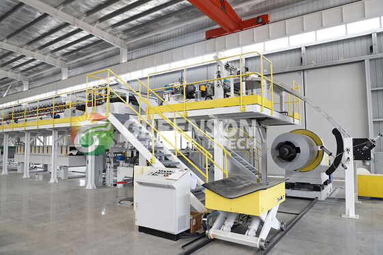 ราคาดี เครื่องผลิตแผ่นซานด์วิช PU แบบอัตโนมัติเต็ม ด้วยพลังงาน 300kW และความกว้างปรับได้ ออนไลน์