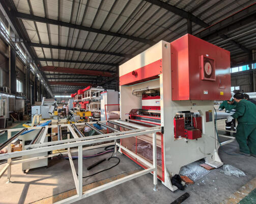 PLC-Controlled Gypsum Board Perforating Machine with 200T Pressure and 50 Times/Minute Speed for Precision Panel Punching