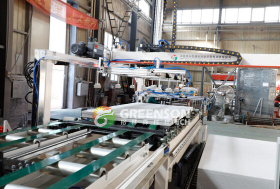 ราคาดี Fast Gypsum Board Strip Cutting Machine For 1200 Mm*2400 Mm Boards Producing 100mm Wide Slats ออนไลน์