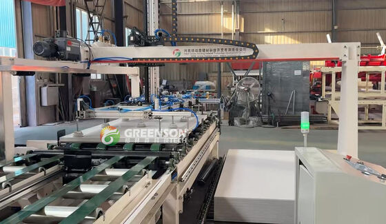 ราคาดี Automatic Gypsum Board Strip Cutting Machine For 1200 Mm*2400 Mm Boards Dust Free Operation ออนไลน์