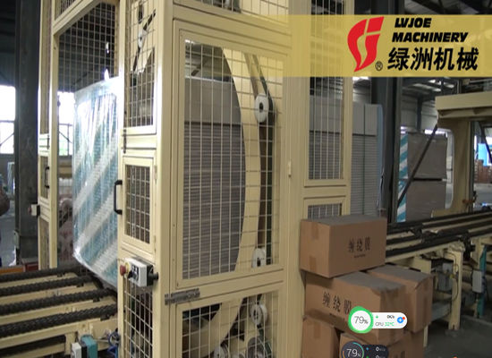 เครื่องห่อยิปซั่มบอร์ดอัตโนมัติ 380v 23kw พลังงานทำความสะอาดง่าย
